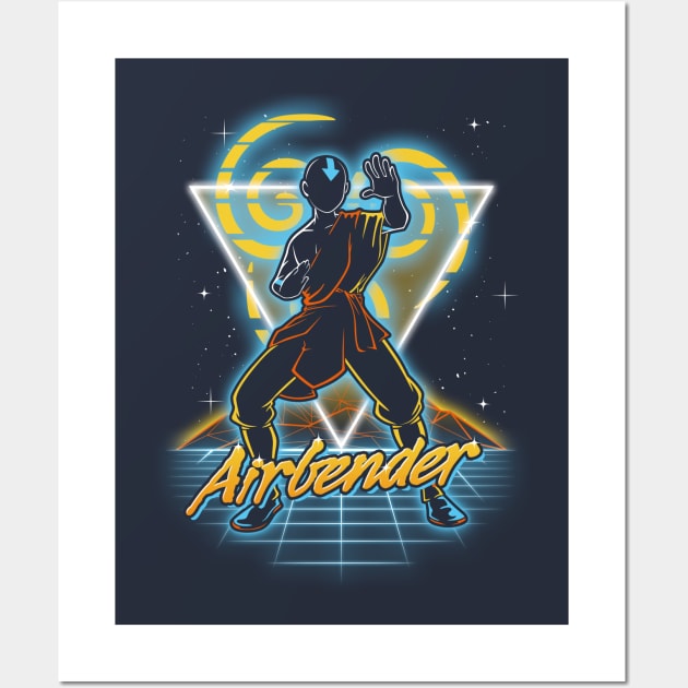 Retro Airbender Wall Art by Olipop